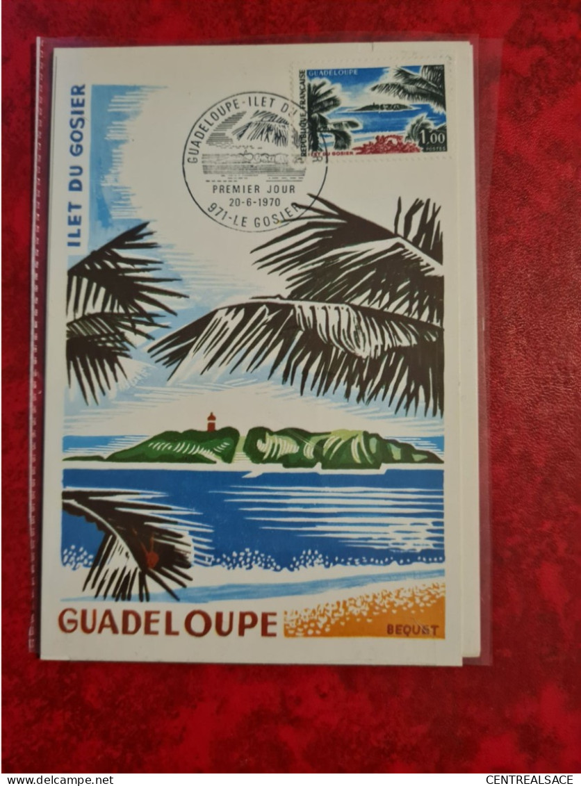 Carte Fdc Maxi 1970 ILET DU GOSIER GUADELOUPE - 1970-1979