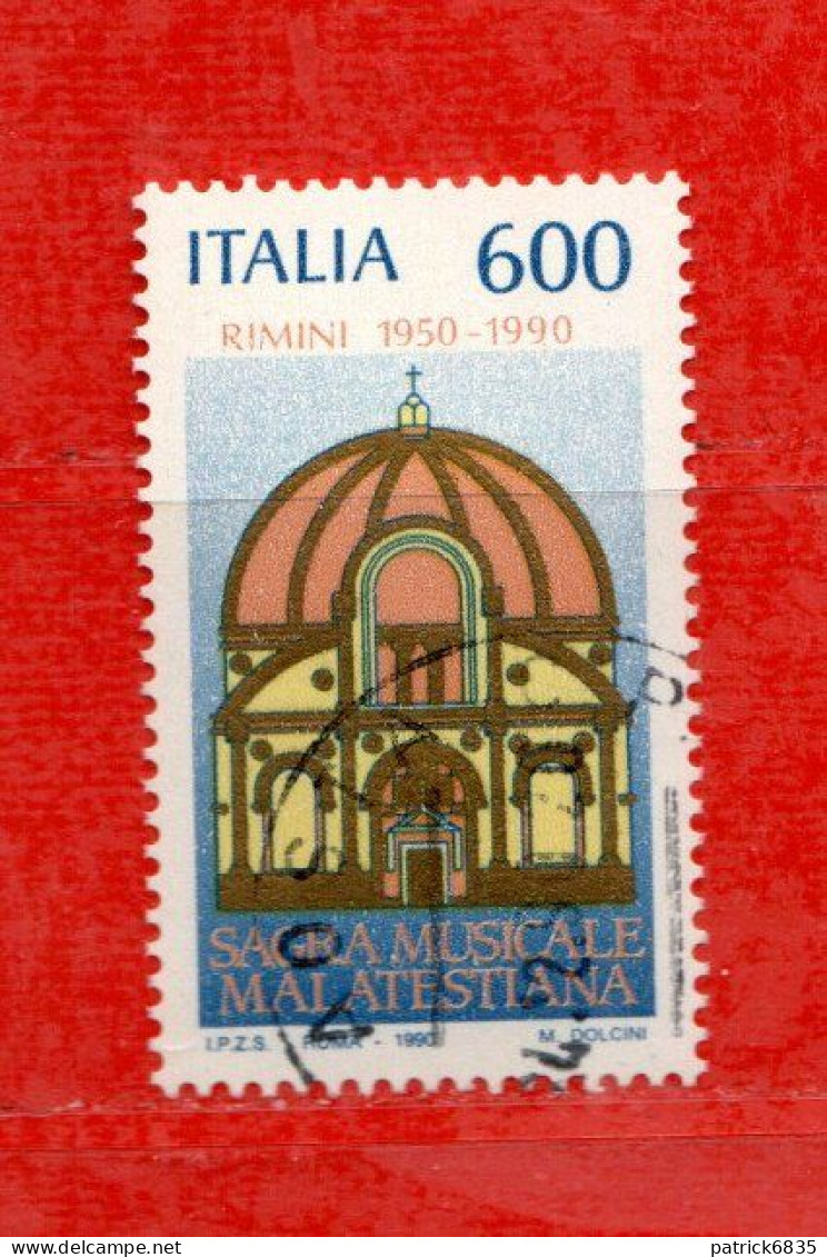 (Fr) ITALIA ° Anno 1990 - SAGRA MUSICALE MALATESTIANA. Unif. 1959. - 1981-90: Used