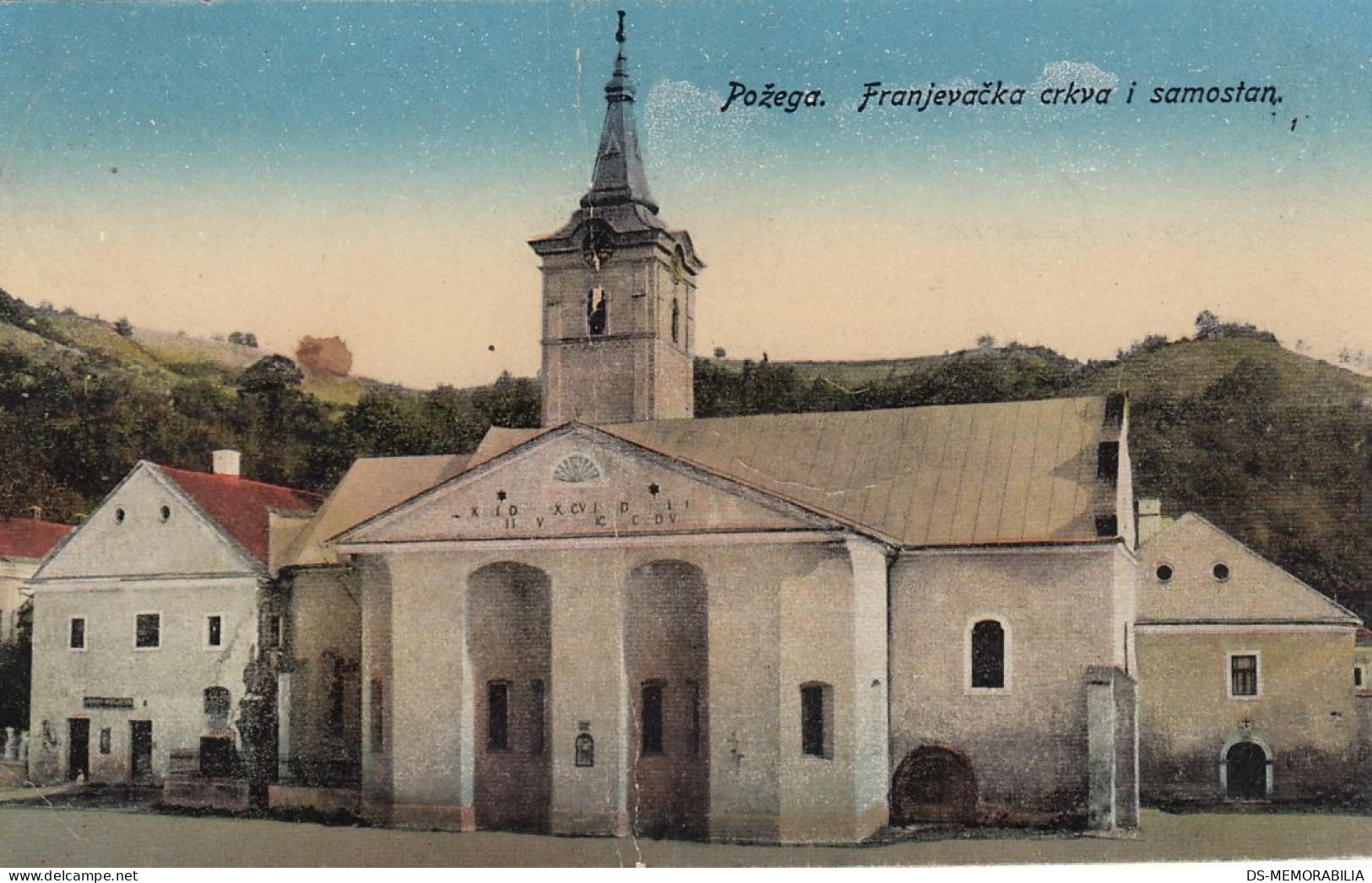 Požega - Franjevačka Crkva I Samostan 1922 - Croatia