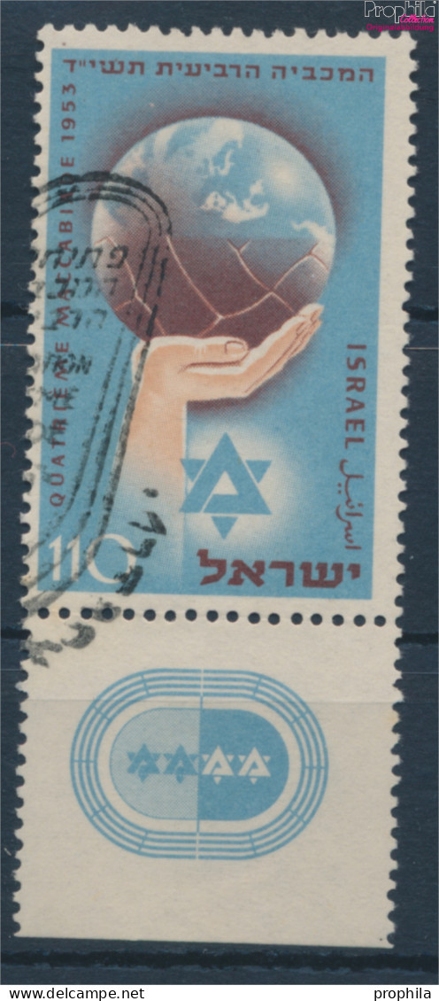 Israel 92 Mit Tab (kompl.Ausg.) Gestempelt 1953 Sportfest In Israel (10369184 - Used Stamps (with Tabs)