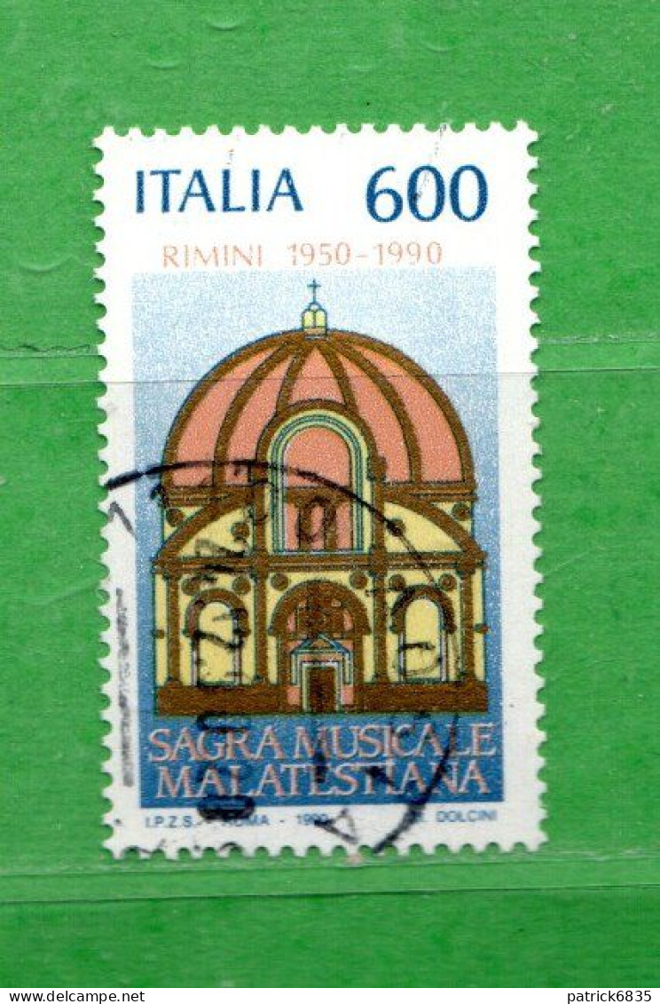 (Fr) ITALIA ° Anno 1990 - SAGRA MUSICALE MALATESTIANA. Unif. 1959. - 1981-90: Used