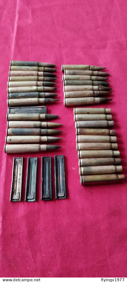 Lot ww1 douilles mauser