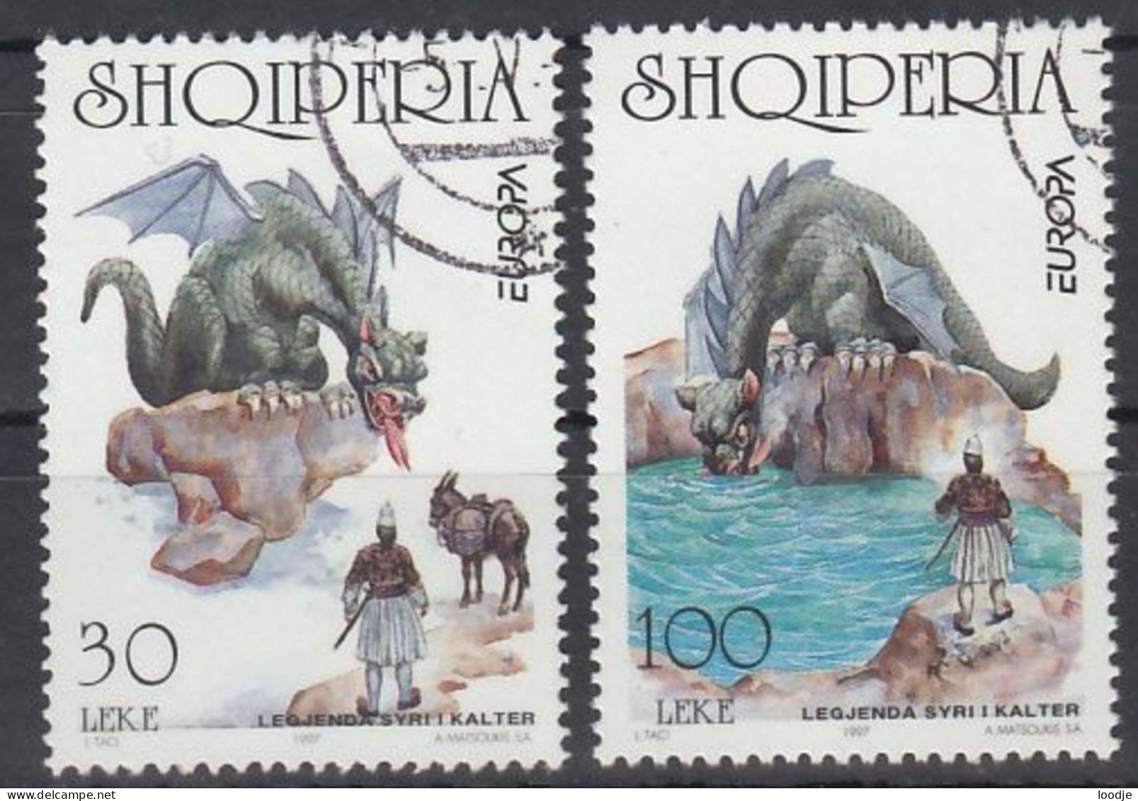 Albanie  Europa Cept 1997 Gestempeld - 1997