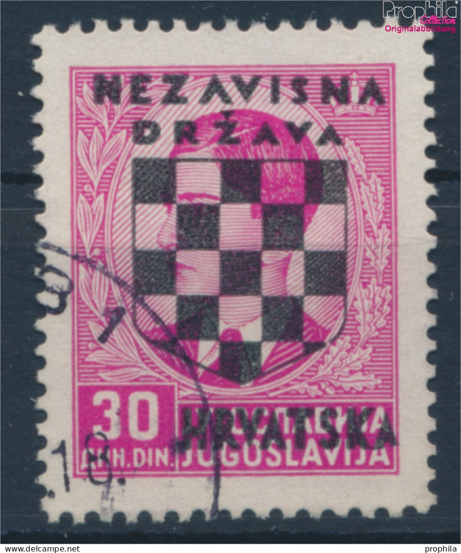 Kroatien 23 Gestempelt 1941 Aushilfsausgabe (10350082 - Croacia