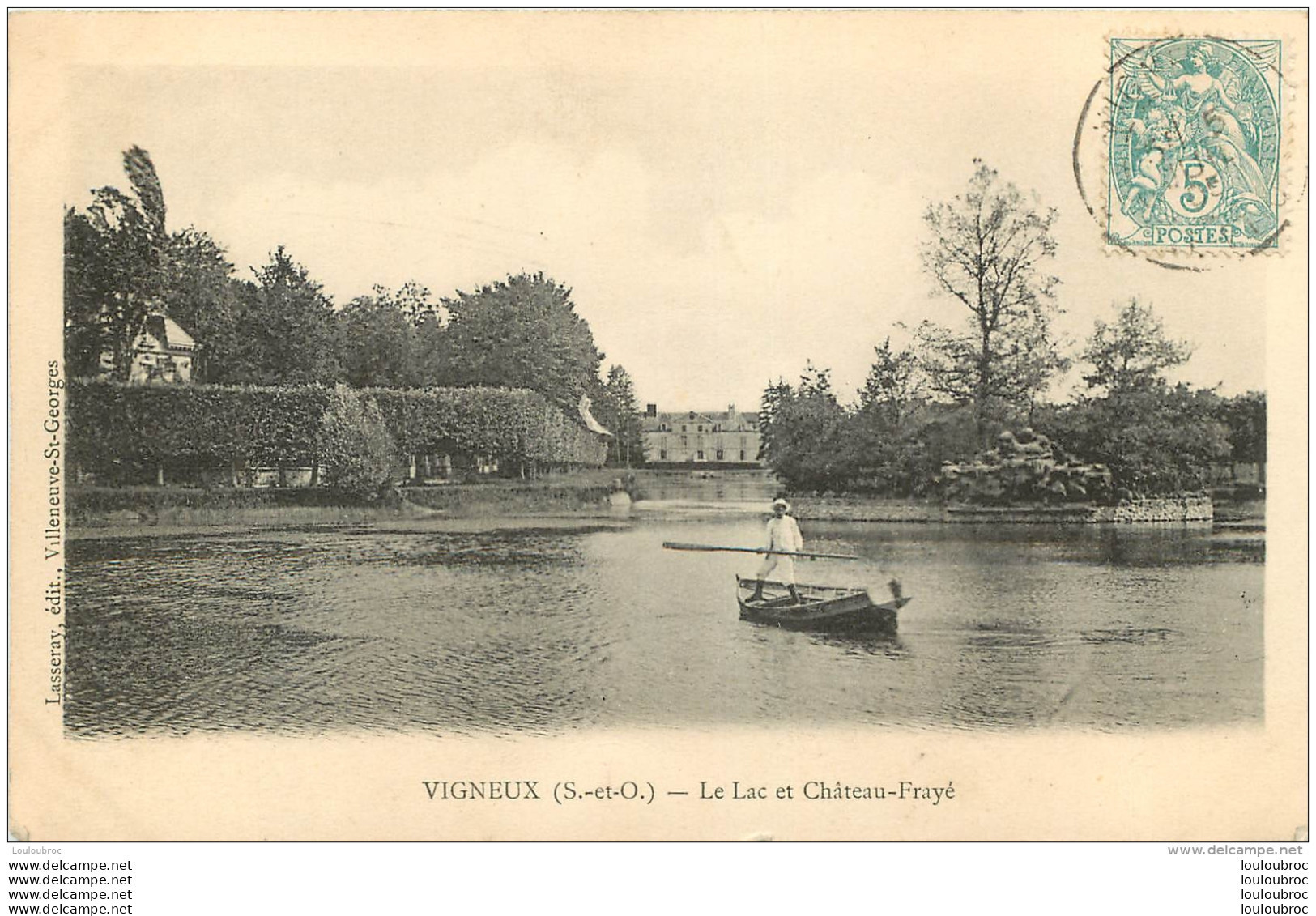 VIGNEUX SUR SEINE LE LAC  ET CHATEAU FRAYE - Vigneux Sur Seine