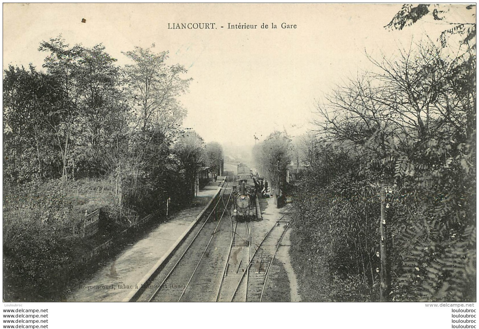 LIANCOURT INTERIEUR DE LA GARE - Liancourt