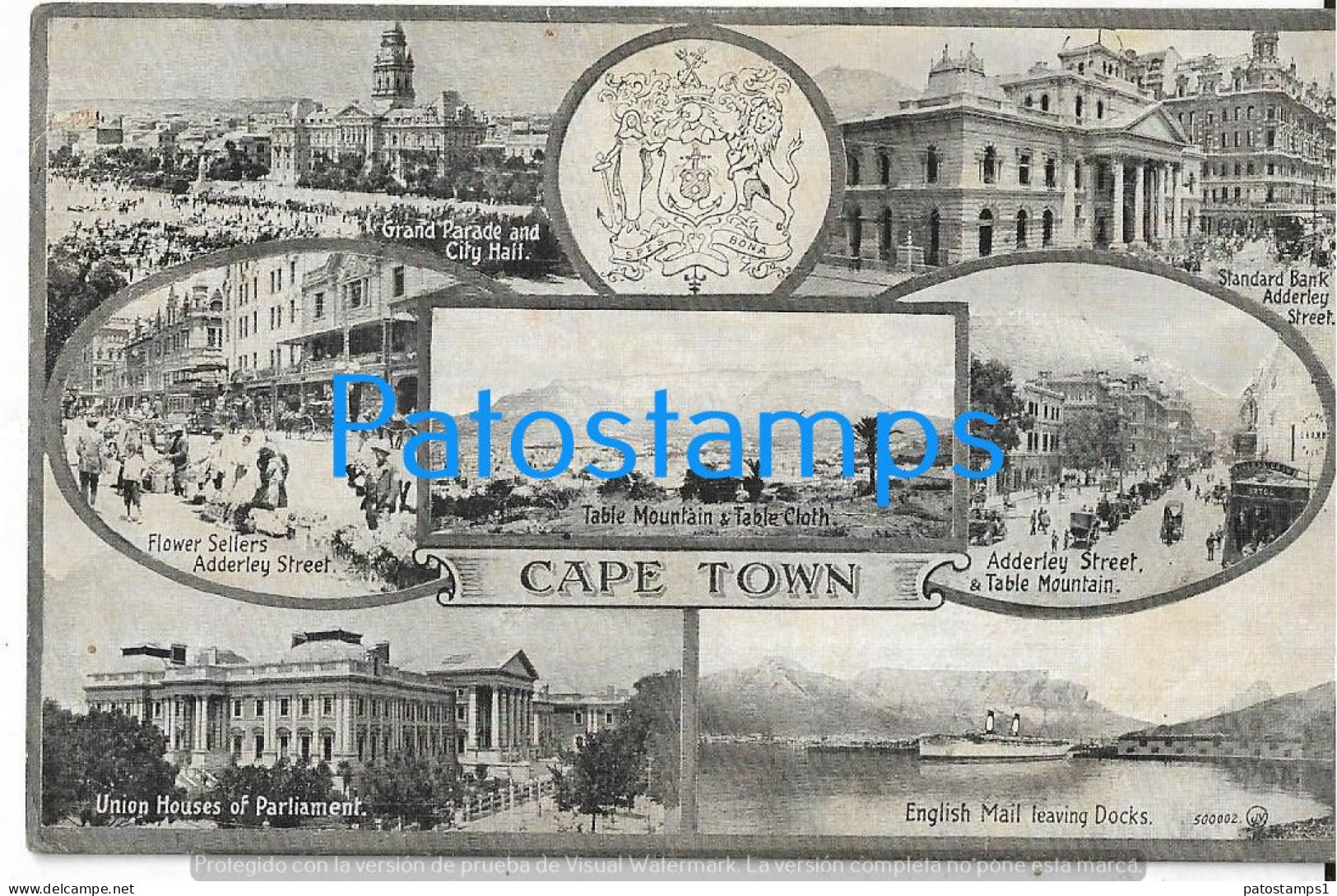 226125 SOUTH AFRICA AFRIKA CAPE TOWN MULTI VIEW POSTAL POSTCARD - Otros & Sin Clasificación