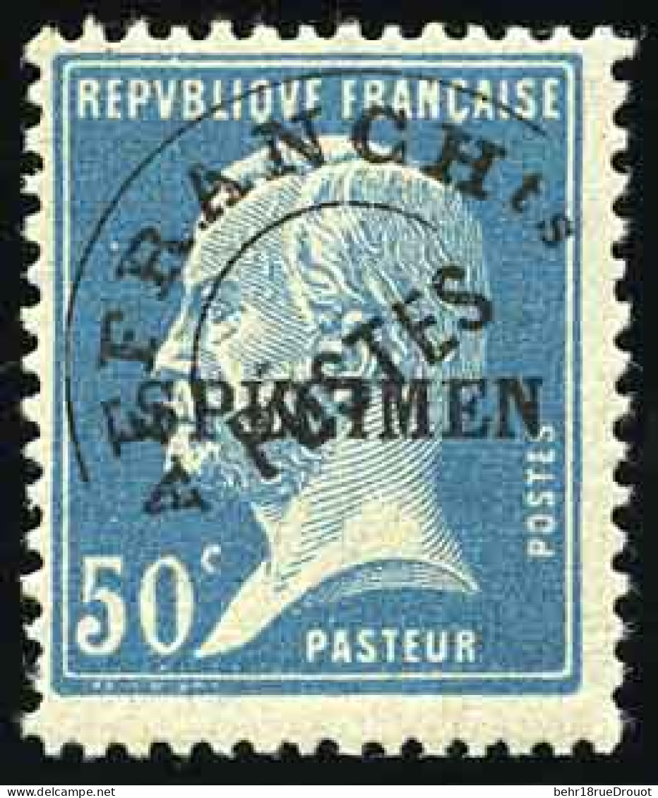 * 68-CI1 - Timbres-Taxe. 50c. Préo. Surcharge SPECIMEN. TB. - Instructional Courses