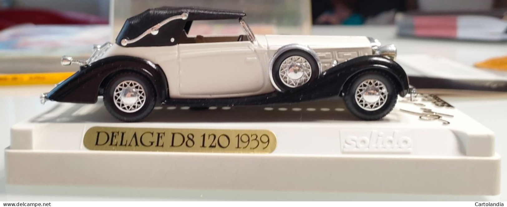 SOLIDO AGE D'OR   DELAGE  Ds 120 1939 - Sonstige & Ohne Zuordnung