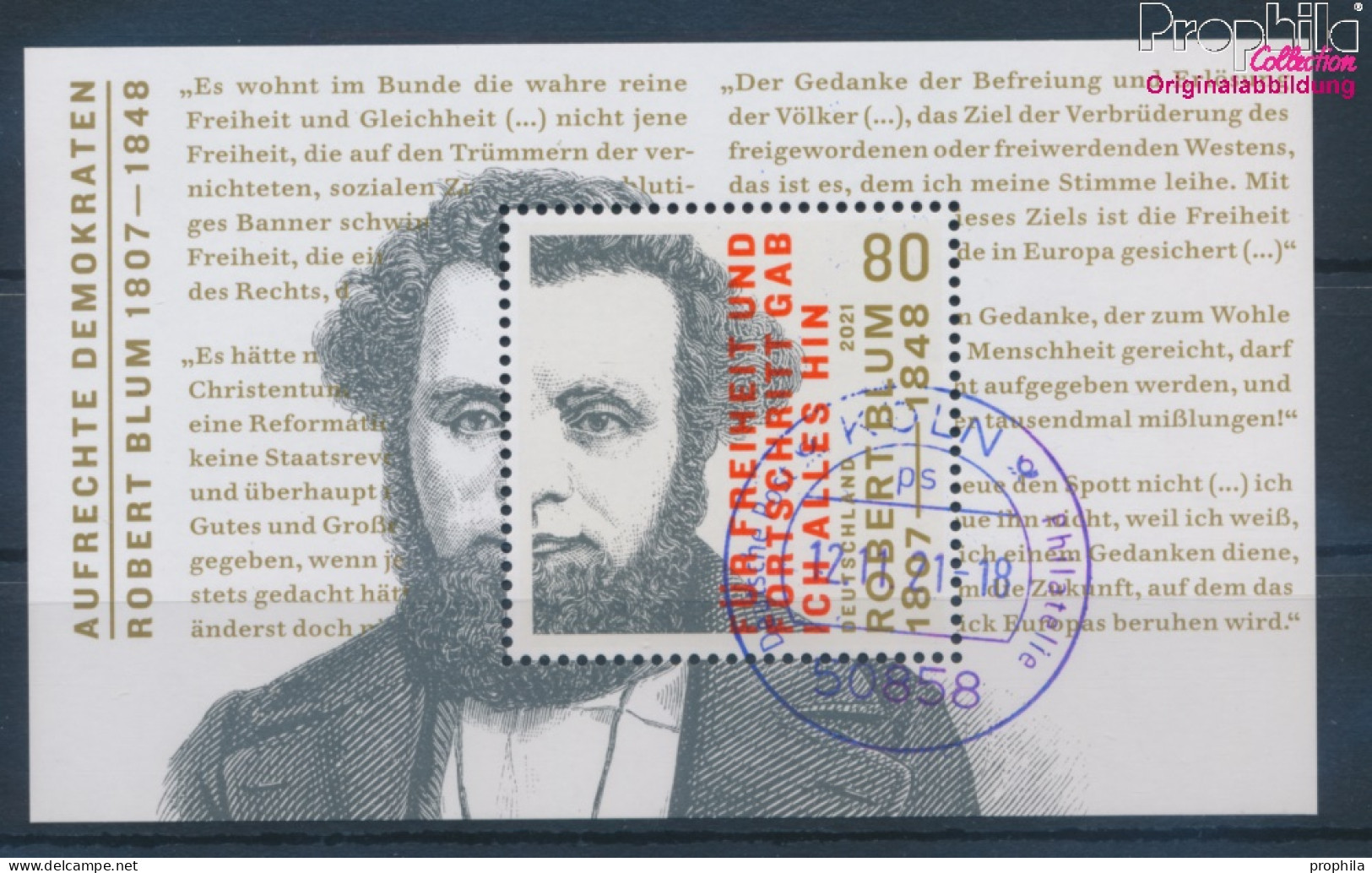 BRD Block89 (kompl.Ausg.) Gestempelt 2021 Robert Blum (10351896 - Used Stamps