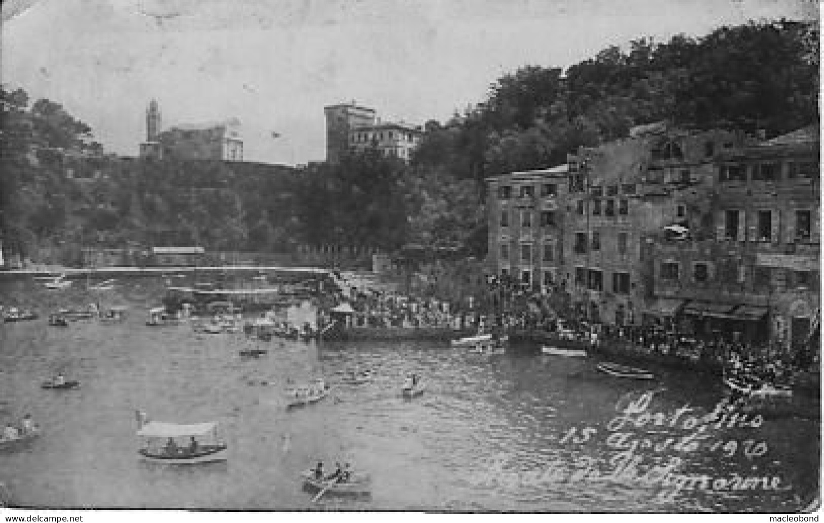 Portofino (Genova) - Regate Femminili 15 Agosto 1920 - Regate De Le Signorine - Genova (Genoa)