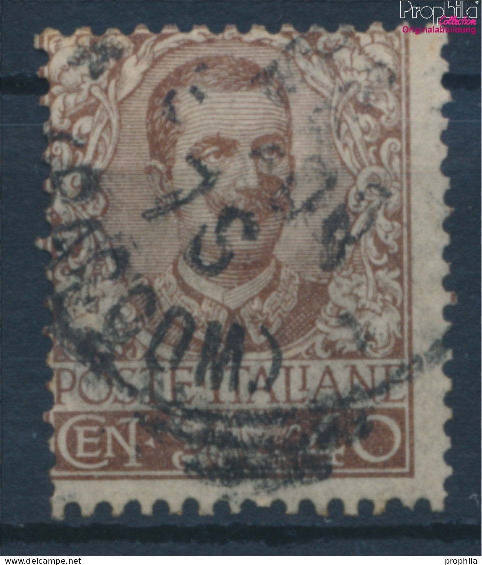 Italien 80 Gestempelt 1901 Freimarken - Serie Floreale (10355872 - Oblitérés