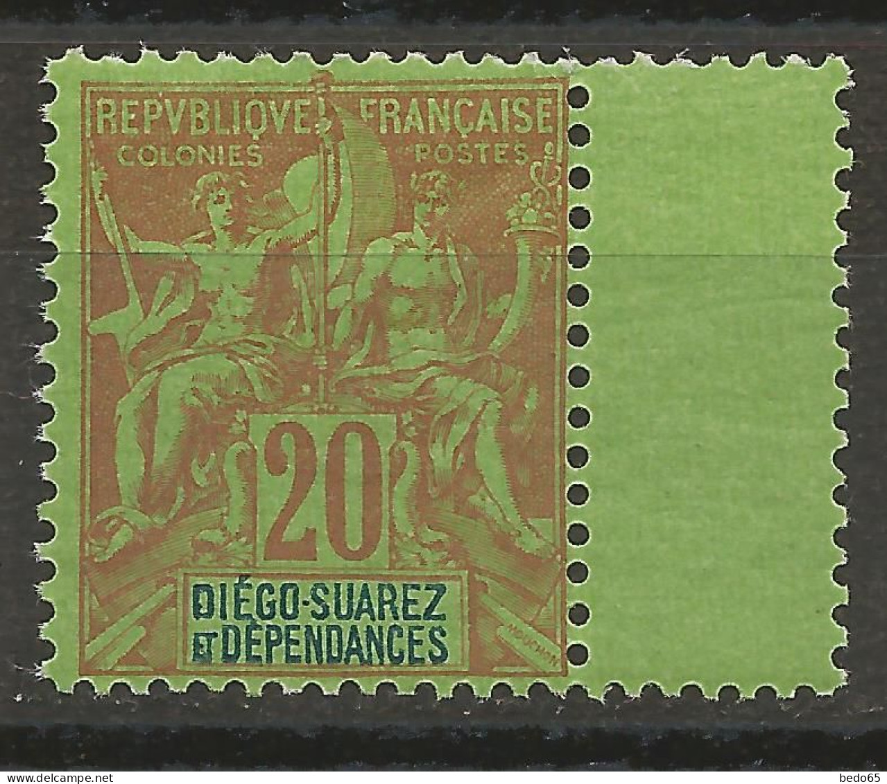 DIEGO-SUAREZ N° 31 NEUF** LUXE SANS CHARNIERE / Hingeless / MNH - Unused Stamps