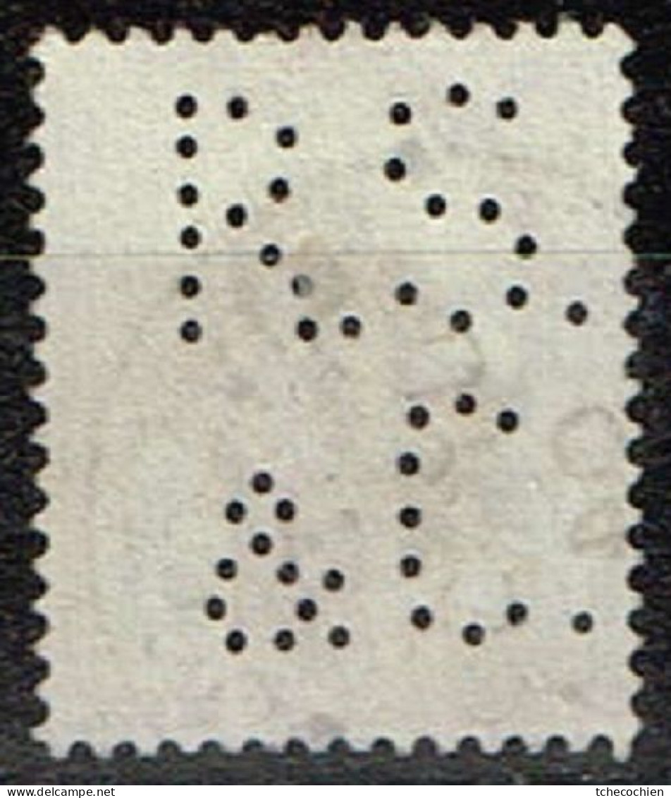 Grande-Bretagne - 1902 - Y&T N° 113, Oblitéré, Perforé R S & C - Perfins