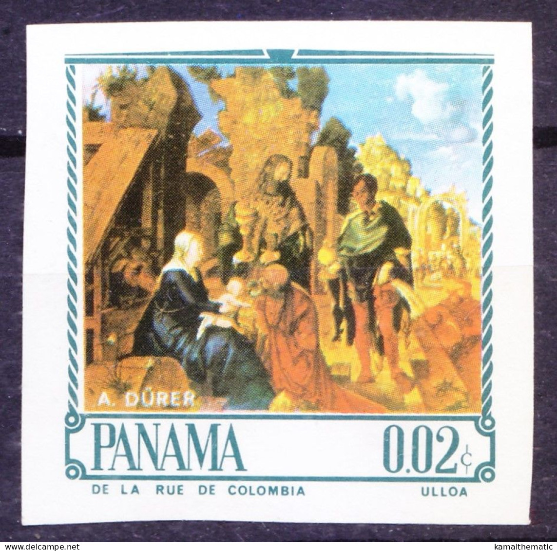 Panama 1966 MNH Imperf, Adoration Of Magi Painting By Albrecht Durer Art - Otros & Sin Clasificación