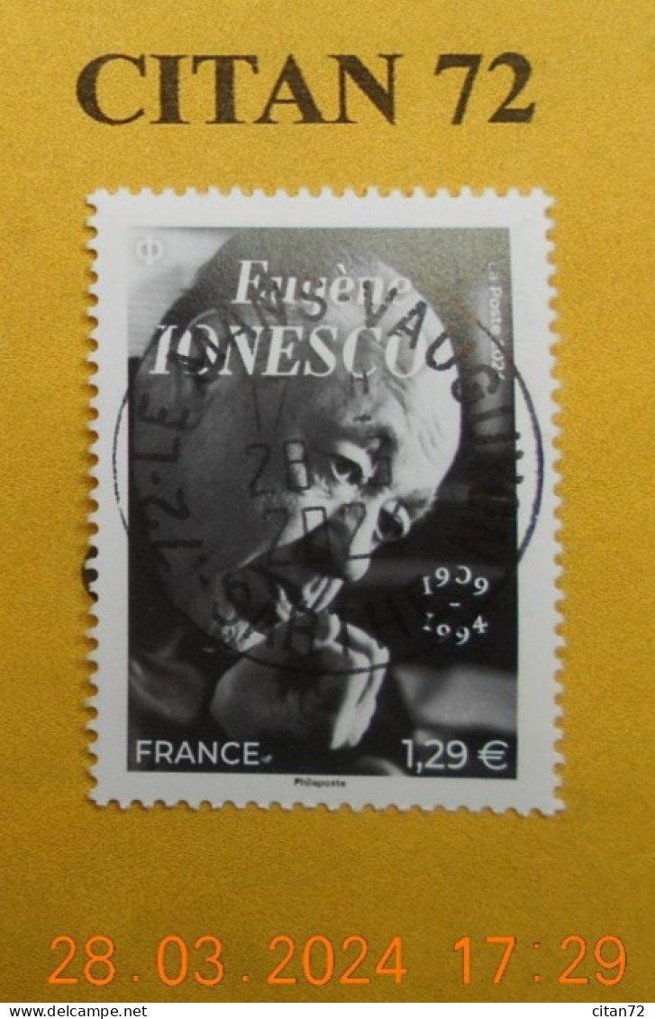 FRANCE 2024    EUGENE  IONESCO  ( 1909 - 1994 )    NEUF  OBLITERE - Used Stamps