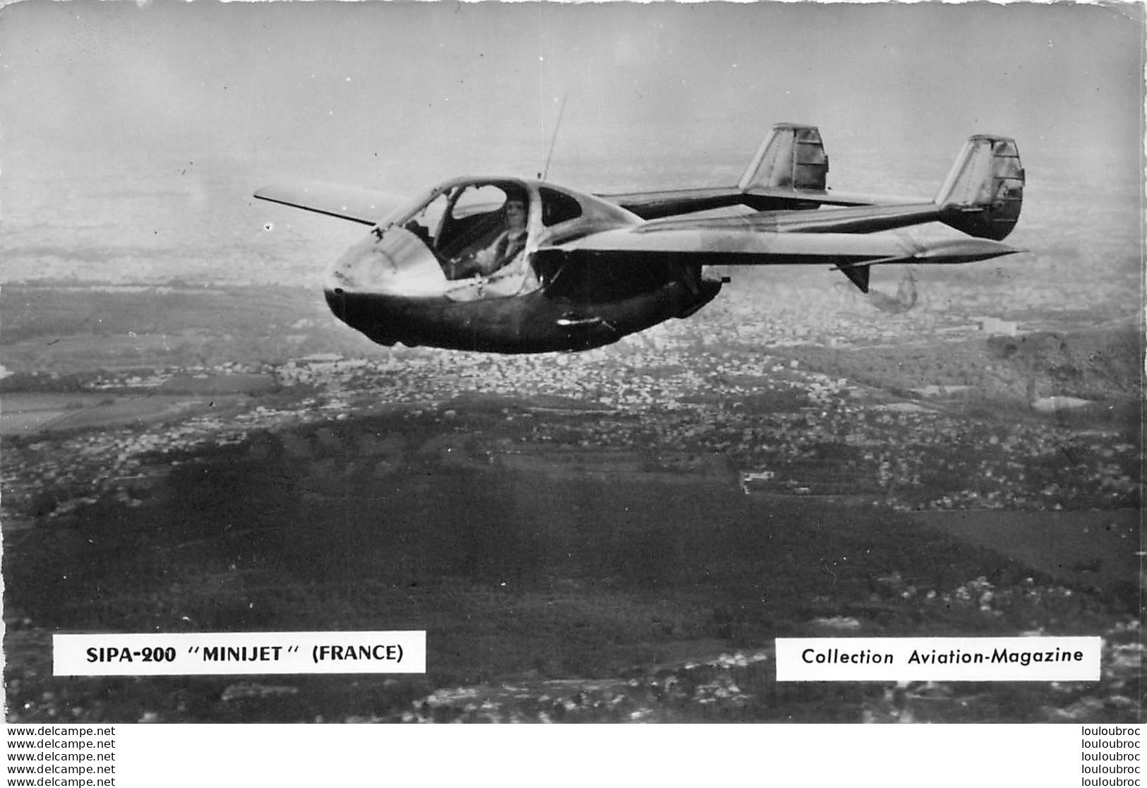 AVION SIPA-200 MINIJET CPSM COLLECTION AVIATION MAGAZINE - 1946-....: Ere Moderne