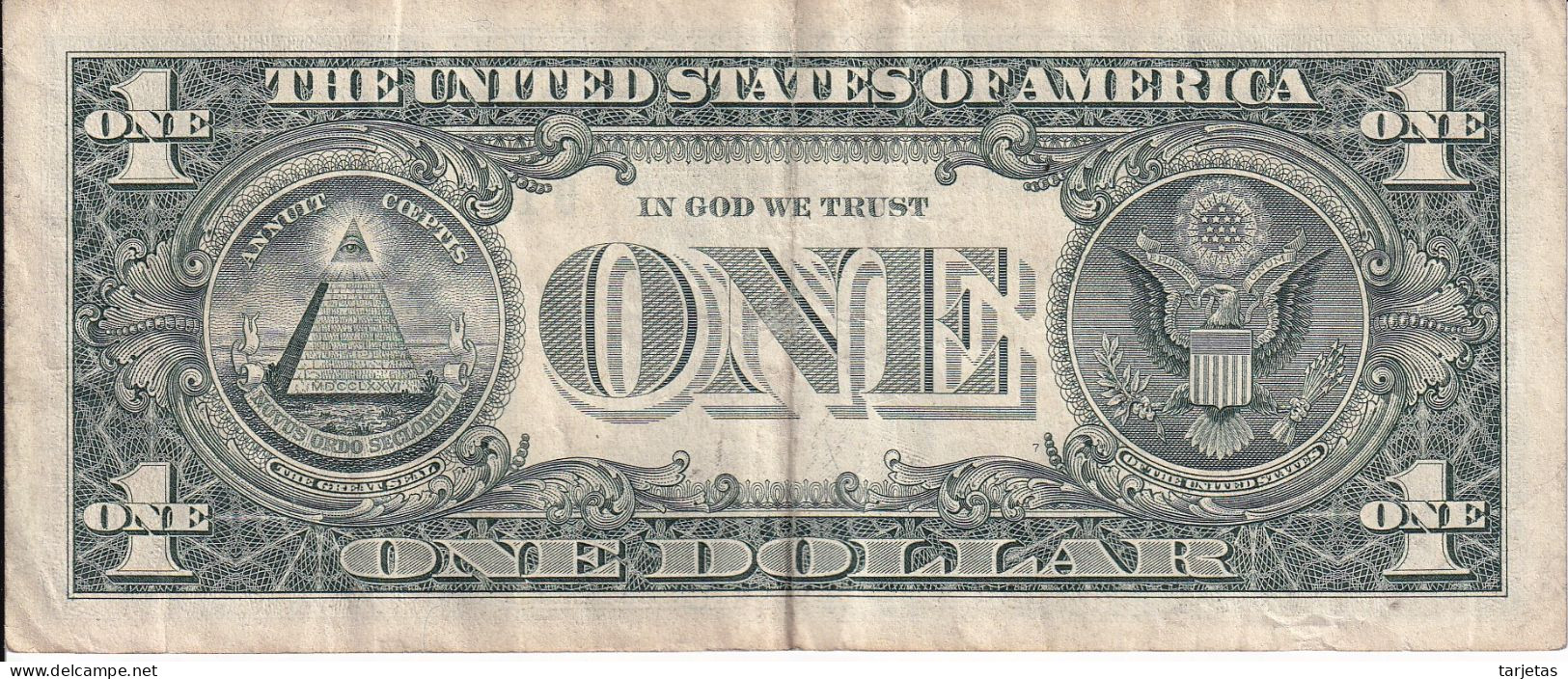 BILLETE DE ESTADOS UNIDOS DE 1 DOLLAR DEL AÑO 2017 LETRA B - NEW YORK  (BANK NOTE) - Billets De La Federal Reserve (1928-...)