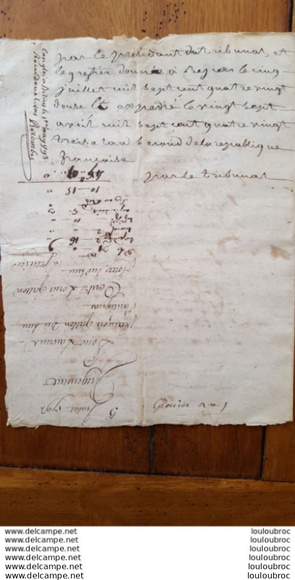GENERALITE MONTPELLIER 1776 LOUIS ET FRANCOIS GALLON 8 SOLS BEZIERS - Timbri Generalità