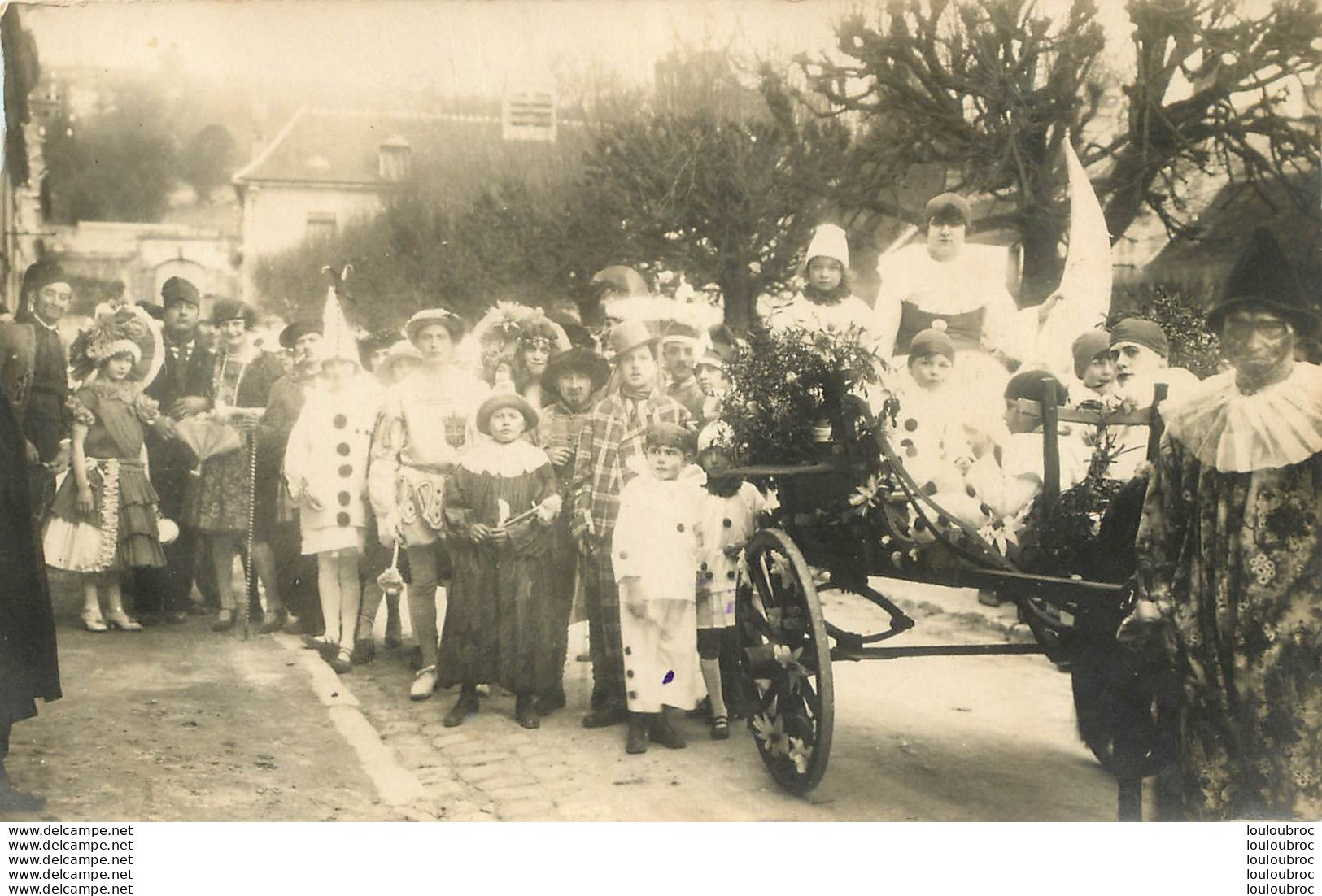 CARTE PHOTO FETE DE LA MI-CAREME  NOTEE BEAUVAIS - A Identifier