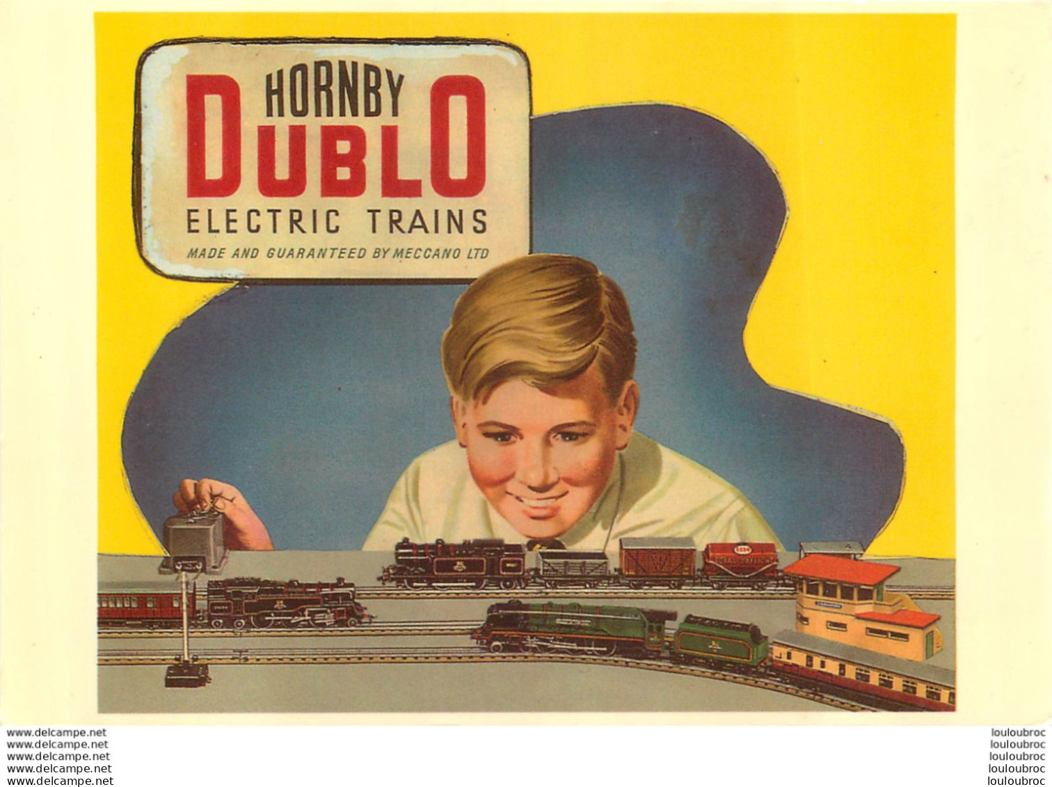 PUBLICITE DUBLO HORNBY ELECTRIC TRAINS - Advertising