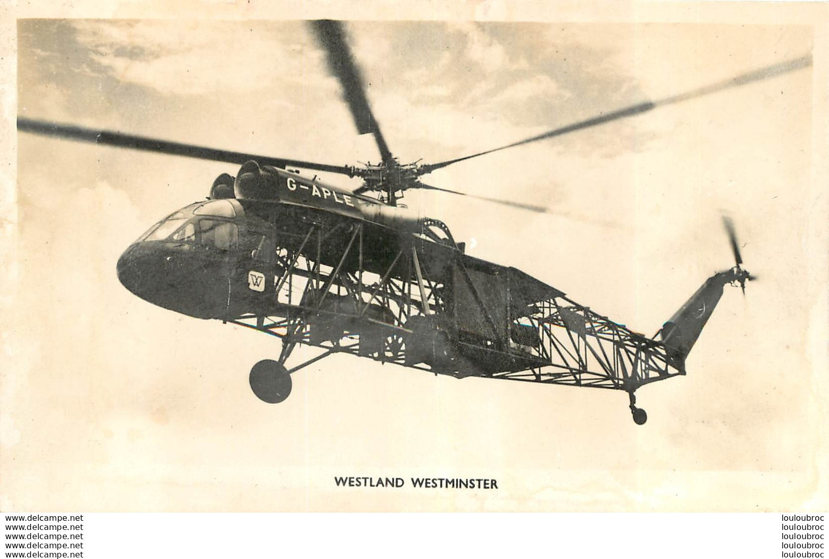 HELICOPTERE WESTLAND WESTMINSTER - Helicópteros