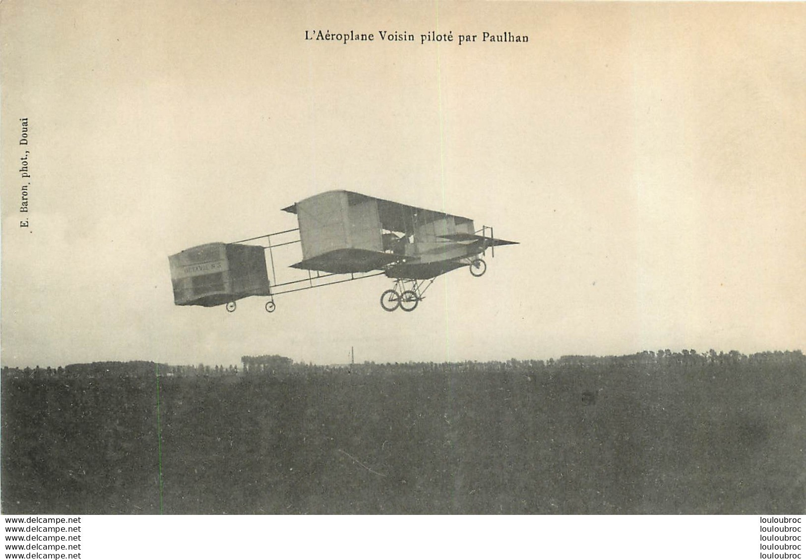 L'AEROPLANE VOISIN PILOTE PAR PAULHAN - ....-1914: Vorläufer