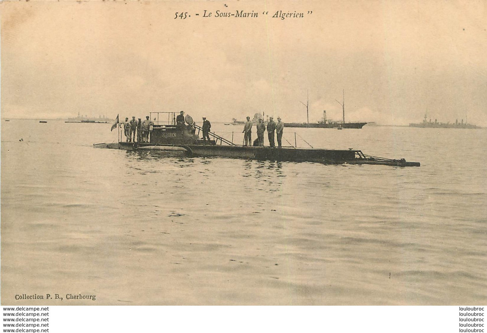 LE SOUS MARIN ALGERIEN - Sottomarini