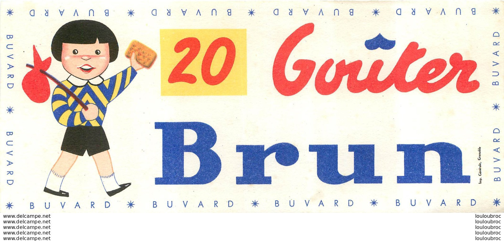 BUVARD GOUTERS BRUN - Sucreries & Gâteaux