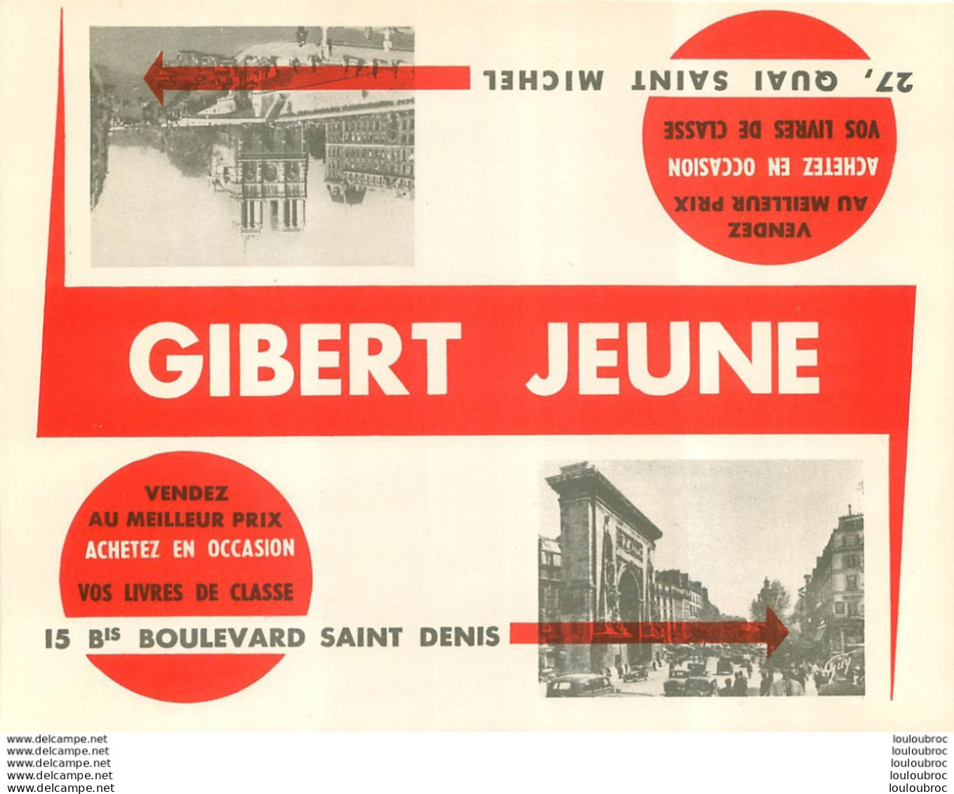 BUVARD GIBERT JEUNE  PARIS - Stationeries (flat Articles)