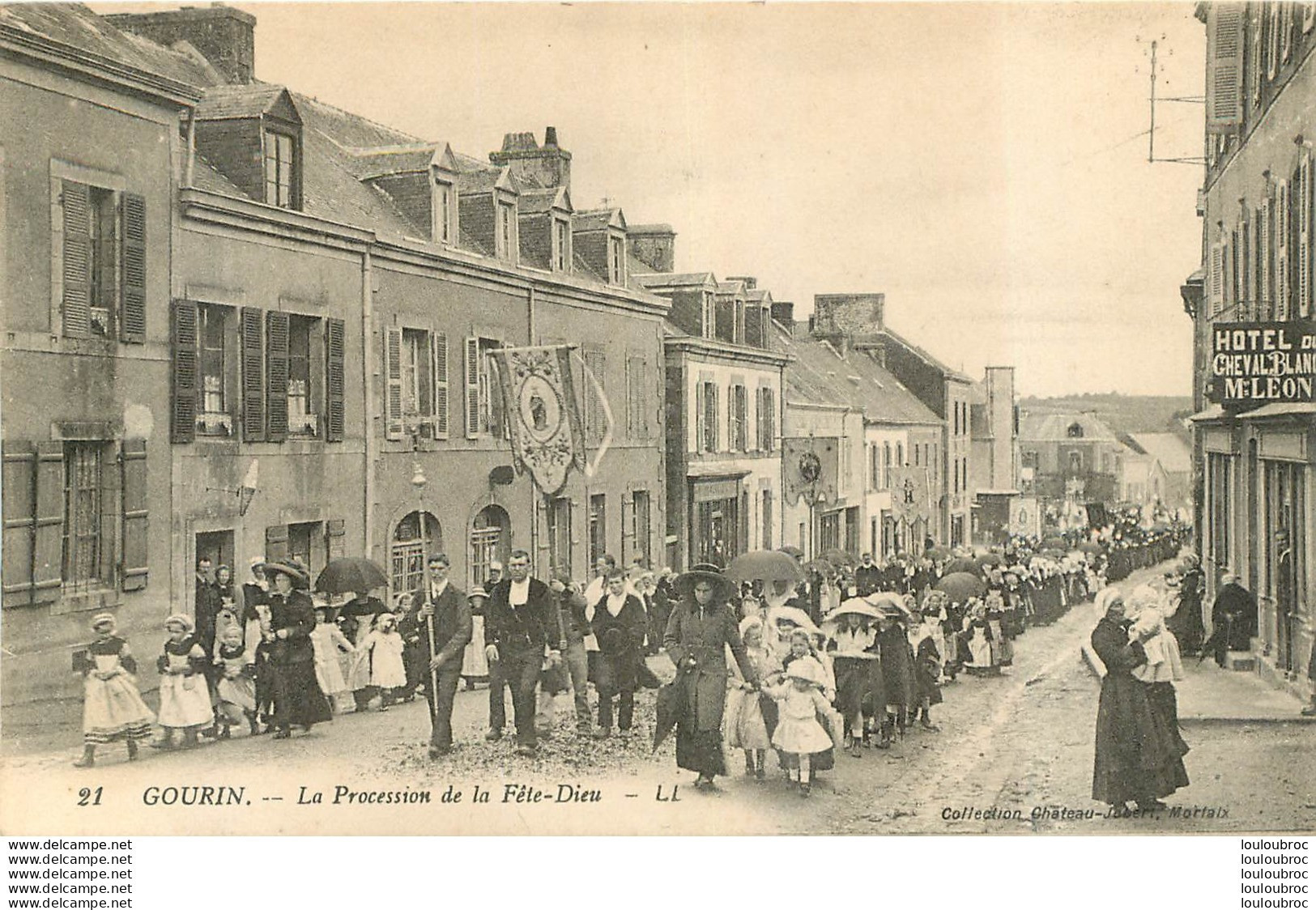 GOURIN LA PROCESSION DE LA FETE DIEU - Gourin