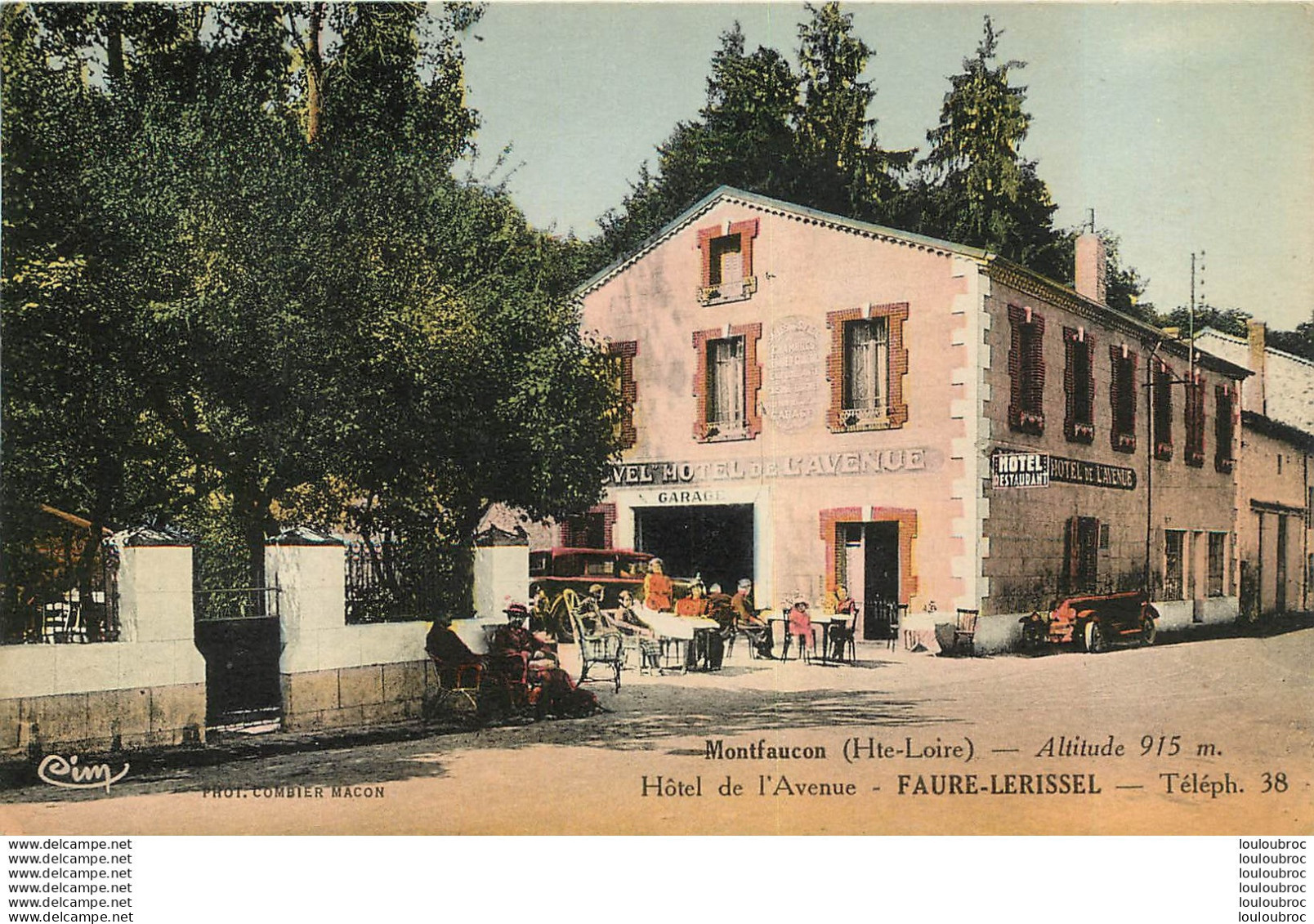 MONTFAUCON EN VELAY HOTEL DE L'AVENUE FAURE LERISSEL - Montfaucon En Velay