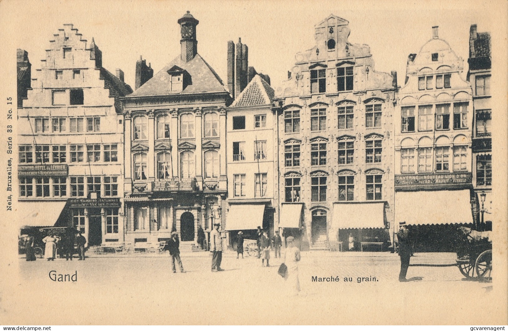 GENT   MARCHE AU GRAIN    2 SCANS - Gent