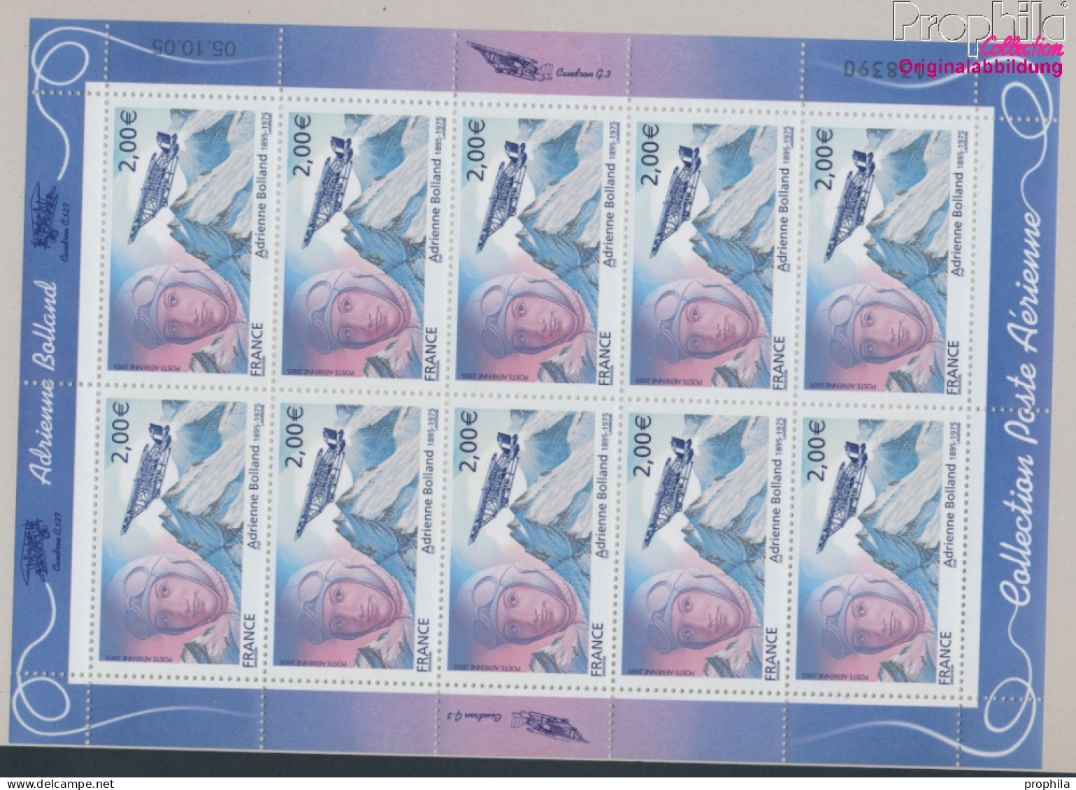 Frankreich 3997Klb Kleinbogen (kompl.Ausg.) Postfrisch 2005 Adrienne Bolland (10368338 - Unused Stamps