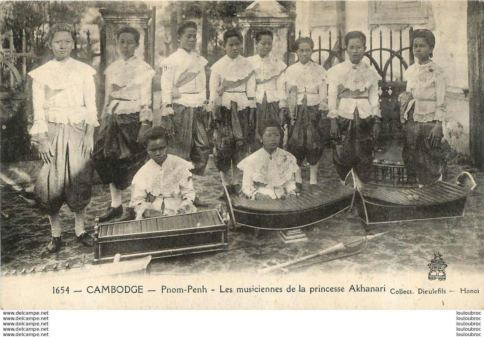 CAMBODGE PNOM PENH LES MUSICIENNES DE LA PRINCESSE AKHANARI - Cambodja