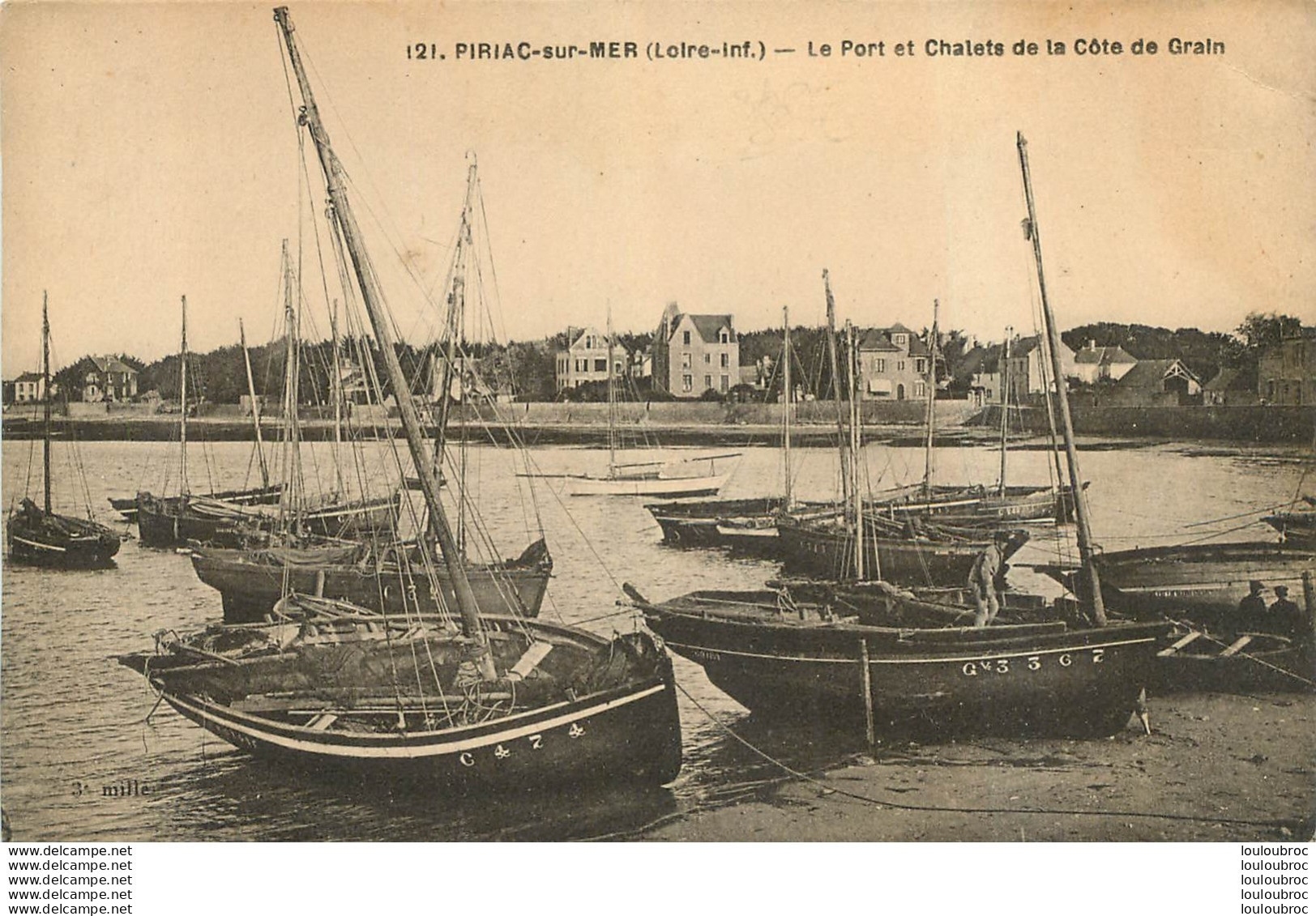 PIRIAC SUR MER LE PORT ET CHALETS DE LA COTE DE GRAIN - Piriac Sur Mer