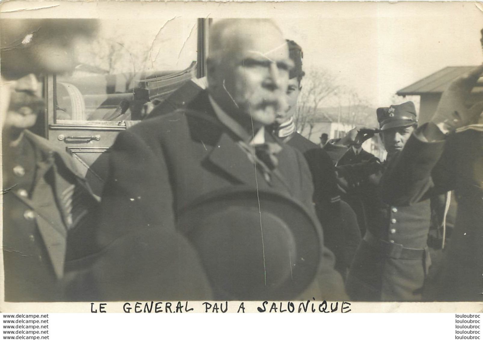 LE GENERAL PAU A SALONIQUE CARTE PHOTO - Grèce