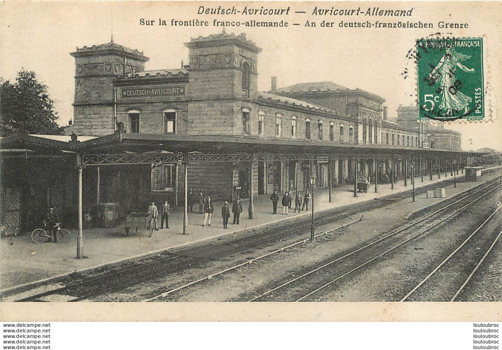 DEUTSCH AVRICOURT BAHNHOF LA GARE - Autres & Non Classés