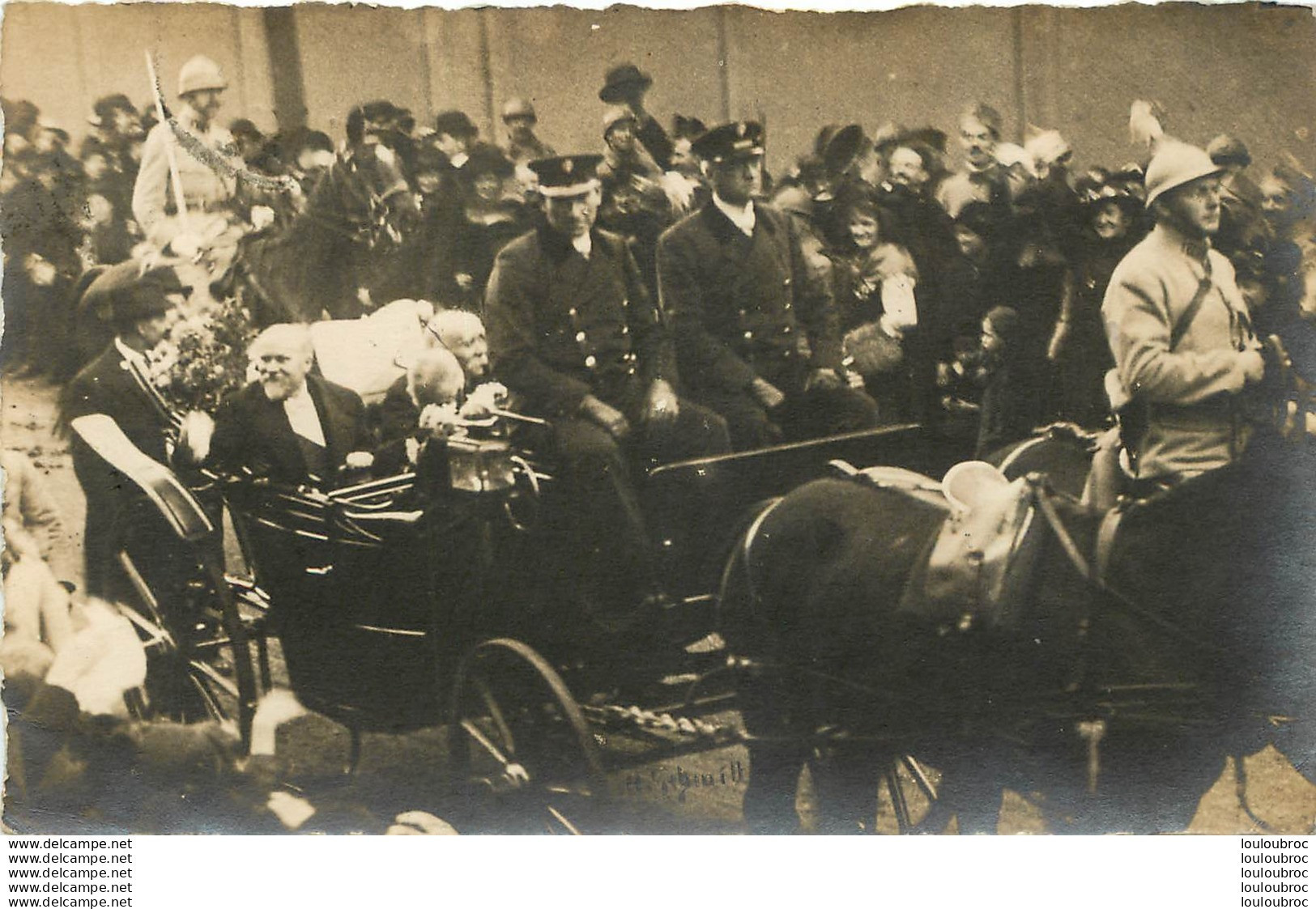 MULHOUSE CARTE PHOTO 1918 PRESIDENT DE LA REPUBLIQUE POINCARE - Mulhouse