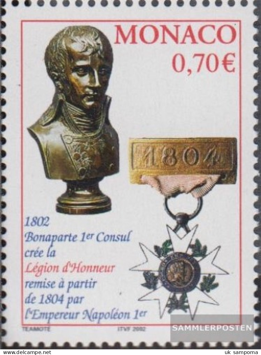 Monaco 2593 (complete Issue) Unmounted Mint / Never Hinged 2002 200 Years Legion Of Honor - Unused Stamps