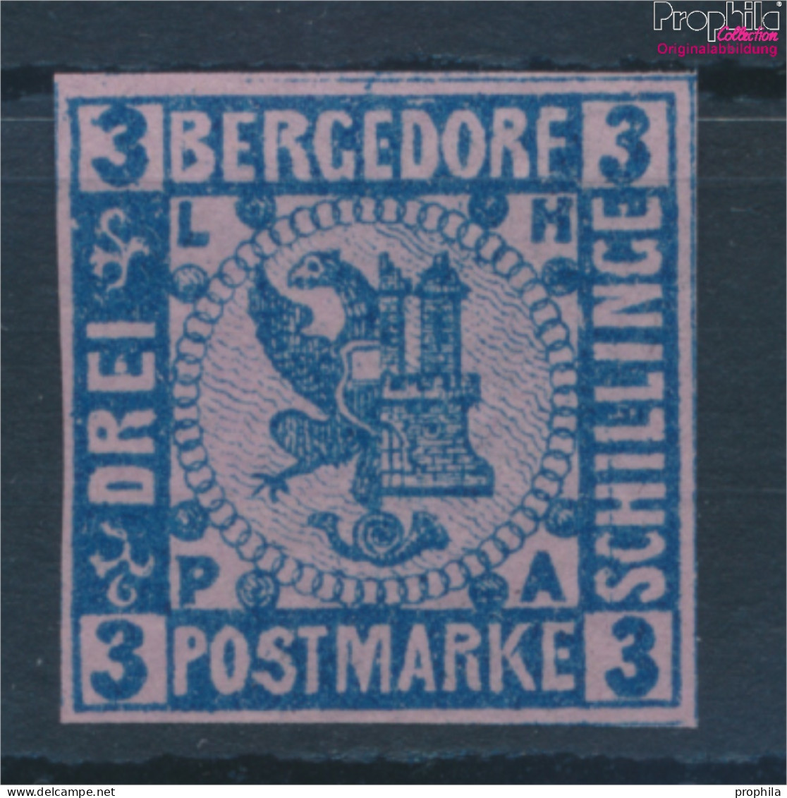 Bergedorf 4ND Neu- Bzw. Nachdruck Postfrisch 1887 Wappen (10342271 - Bergedorf