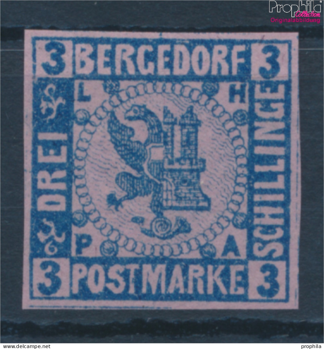 Bergedorf 4ND Neu- Bzw. Nachdruck Postfrisch 1887 Wappen (10342272 - Bergedorf