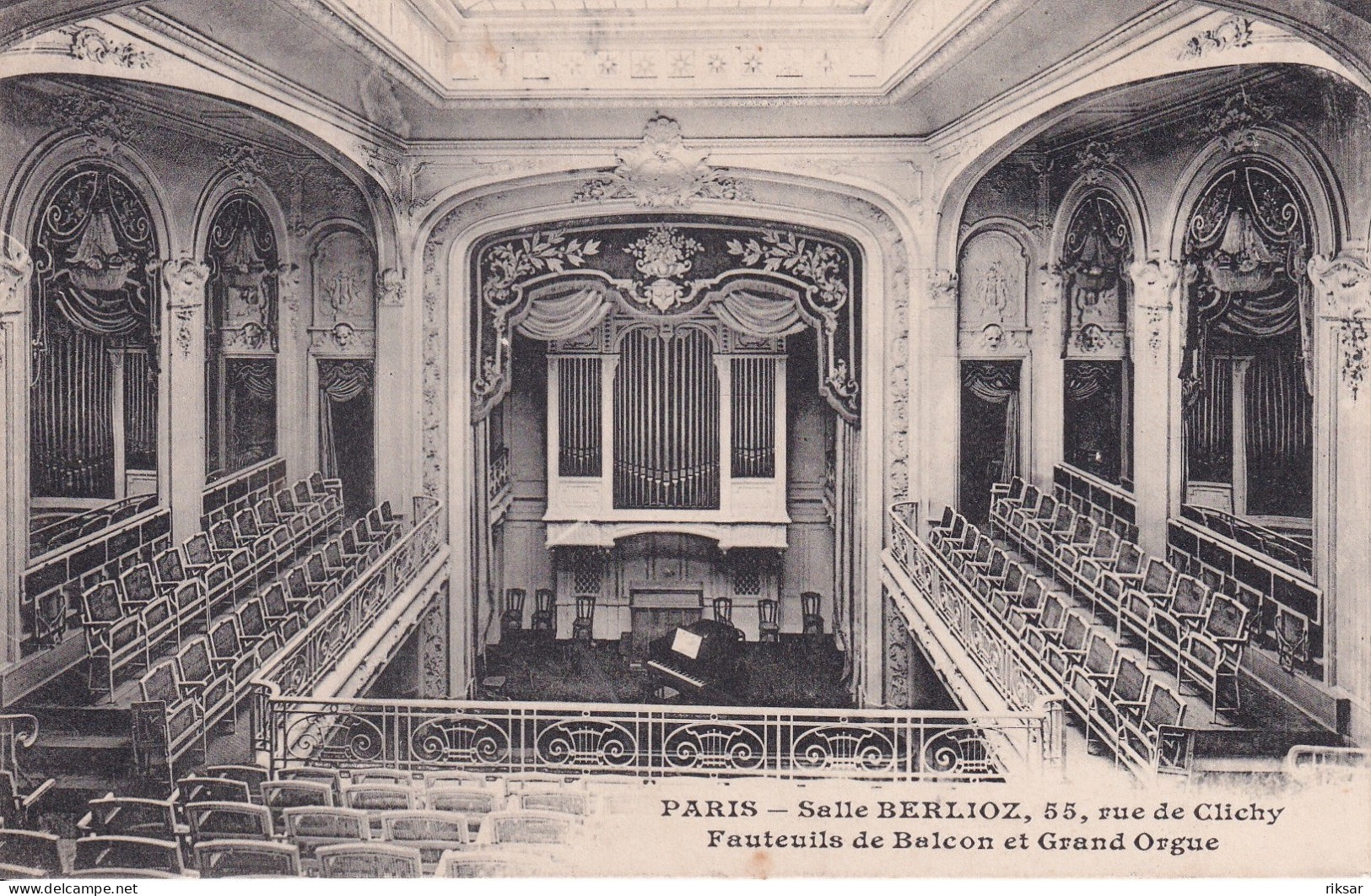 PARIS(9 Em ARRONDISSEMENT) THEATRE BERLIOZ(ORGUE) - Arrondissement: 09