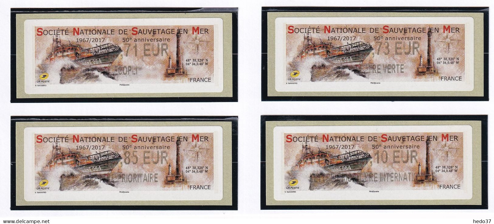 France Timbres De Distributeurs N°1210 - 4 Valeurs - Neuf ** Sans Charnière - TB - 2010-... Abgebildete Automatenmarke