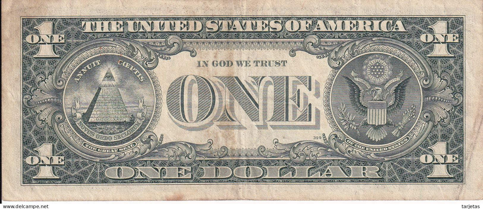 BILLETE DE ESTADOS UNIDOS DE 1 DOLLAR DEL AÑO 1981 LETRA F - ATLANTA  (BANK NOTE) - Federal Reserve (1928-...)