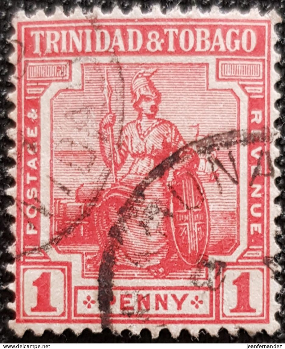 Grande-Bretagne (ex-colonies & Protectorats) > Trinité & Tobago 1913 -1923 Britannia  Stampworld N° 2 - Trinidad & Tobago (...-1961)