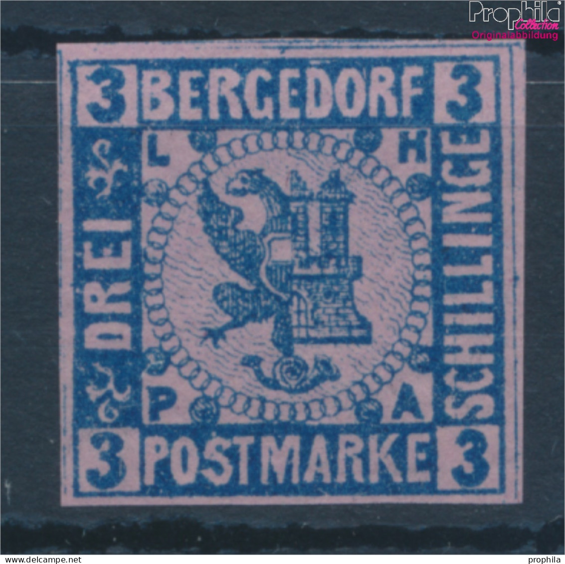 Bergedorf 4ND Neu- Bzw. Nachdruck Postfrisch 1887 Wappen (10342281 - Bergedorf