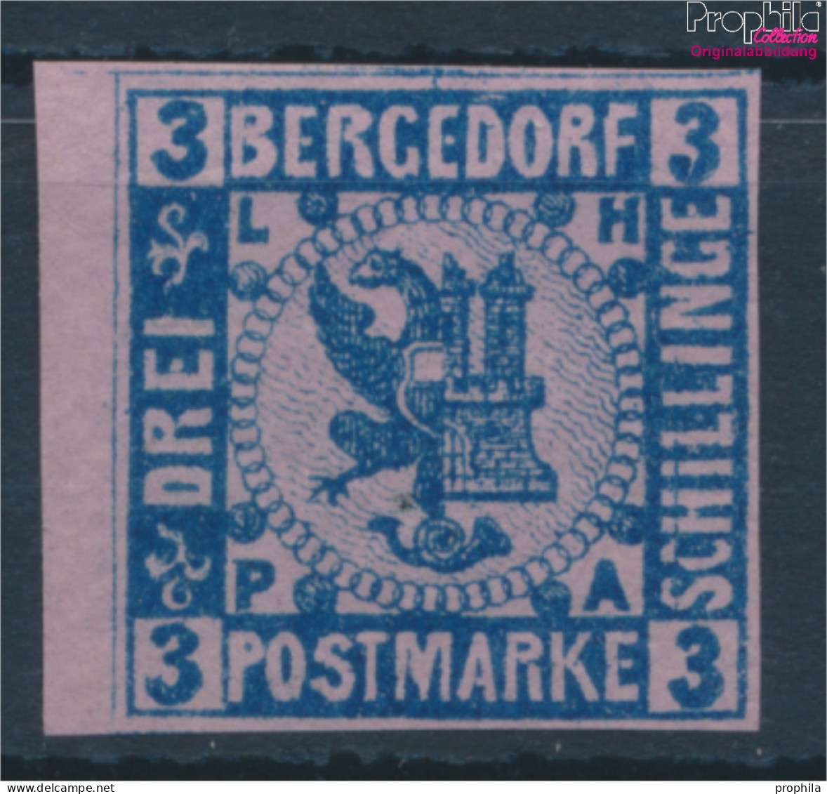 Bergedorf 4ND Neu- Bzw. Nachdruck Postfrisch 1887 Wappen (10342284 - Bergedorf