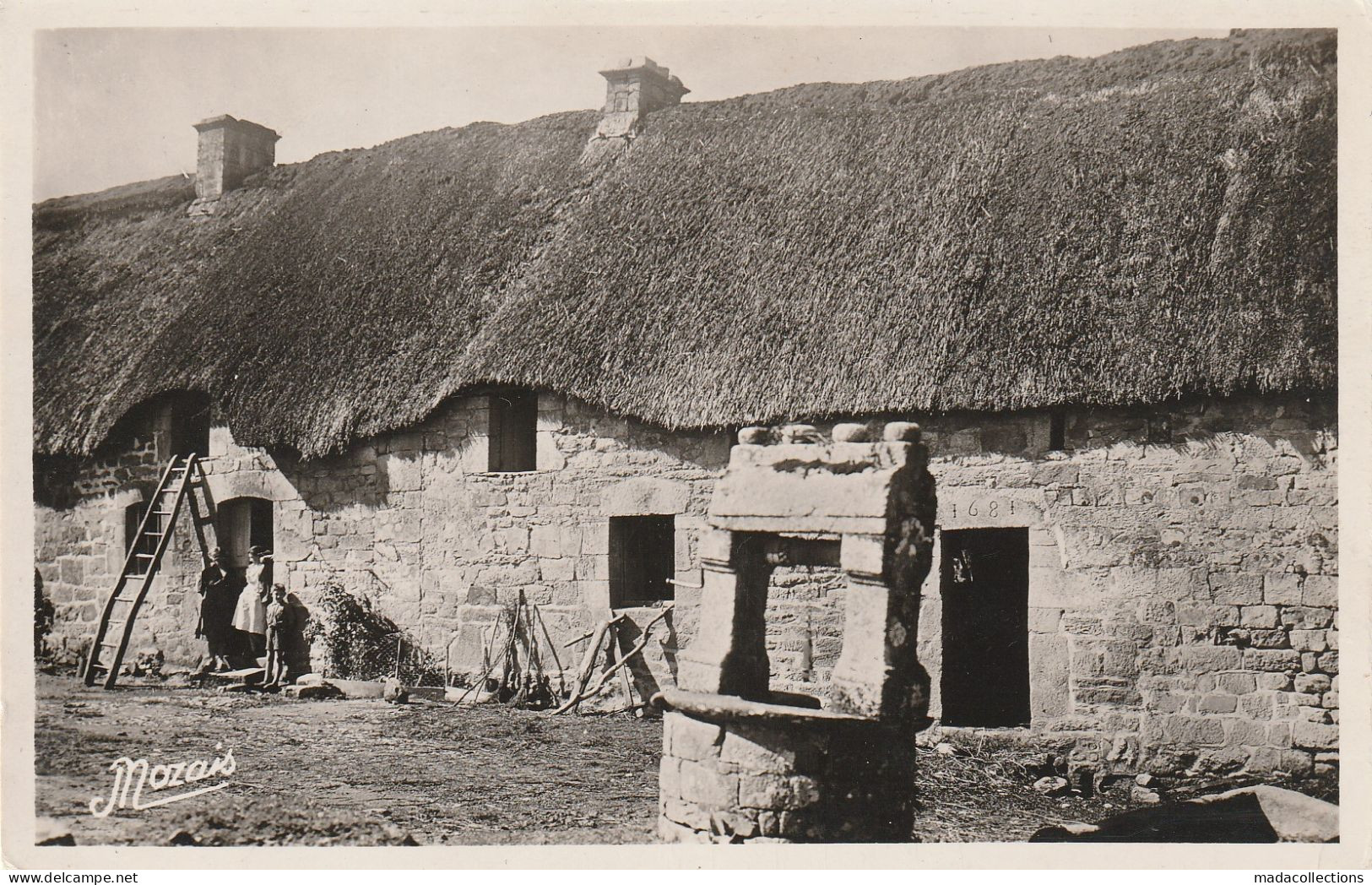 Locminé (56 - Morbihan)  Chaumière Bretonne - Locmine