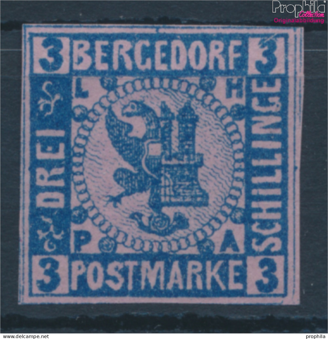 Bergedorf 4ND Neu- Bzw. Nachdruck Postfrisch 1887 Wappen (10342285 - Bergedorf